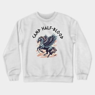 camp half blood - percy jackson - rainbow color Crewneck Sweatshirt